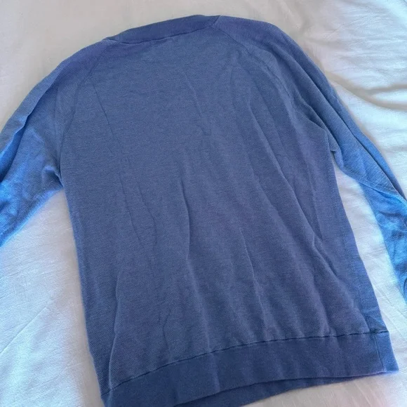 Baby blue Peter millar sweater